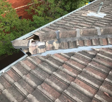 TP Roofing - Roof Repair Required to fix  Ridge cap and missing tile